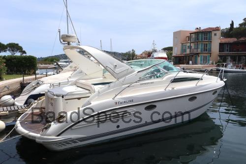 Fairline Targa 30 tekniske specifikationer og anmeldelser